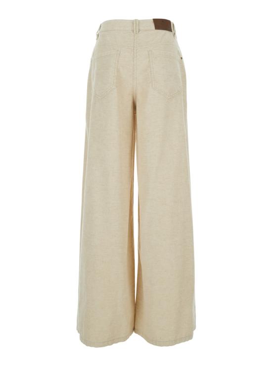 26FW 브루넬로 쿠치넬리 스트레이트 팬츠 MP185P4059C9881 Beige - BRUNELLO CUCINELLI
