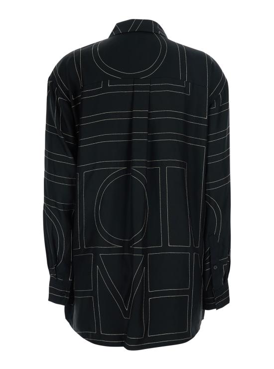 26FW 토템 블라우스 263WRT0480FB0704001 Black - TOTEME