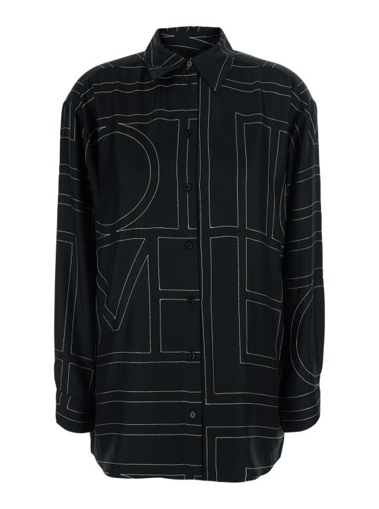 26FW 토템 블라우스 263WRT0480FB0704001 Black