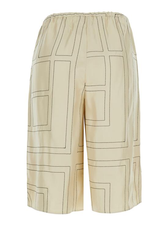 26FW 토템 숏팬츠 263WRB0422FB0704008 White - TOTEME