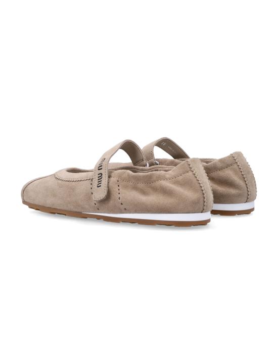 26FW 미우미우 플랫 슈즈 5F370EJHX F0F24 DESERT - MIU MIU