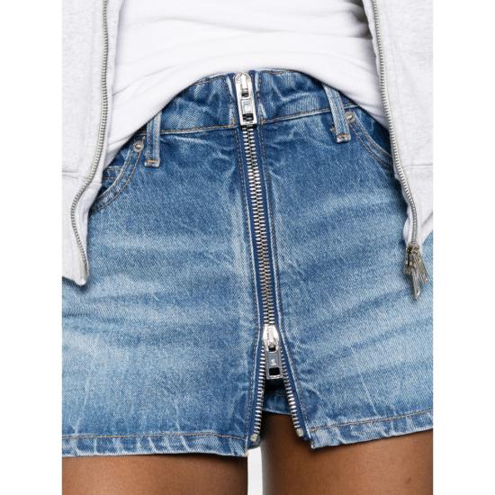 26FW 알렉산더 왕 데님 숏팬츠 4DC3265128 400C BLUE - ALEXANDER WANG