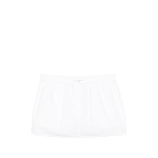 26FW 알렉산더 왕 숏팬츠 1WC3265436 100 WHITE