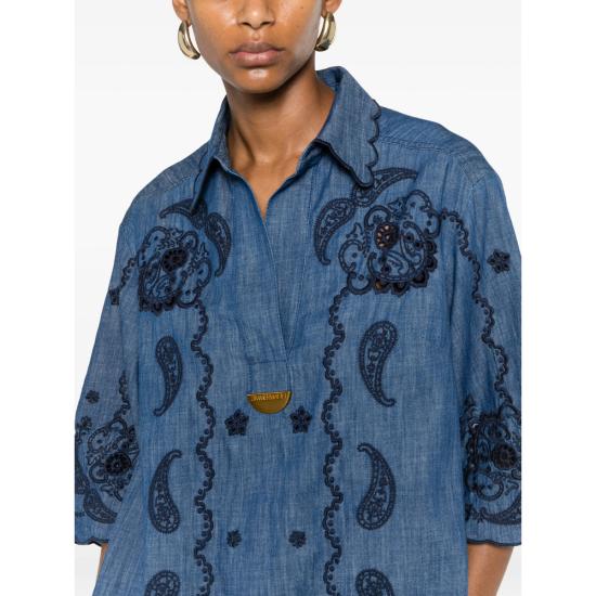 26FW 짐머만 데님 원피스 8359DSS261 BLUE - ZIMMERMANN