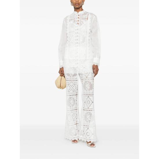 26FW 짐머만 스트레이트 팬츠 8518PSS261 IVORY NEUTRALS - ZIMMERMANN