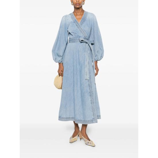 26FW 짐머만 롱 원피스 7266DSS262 SKYLA BLUE - ZIMMERMANN