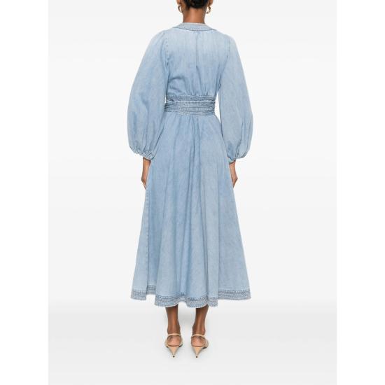 26FW 짐머만 롱 원피스 7266DSS262 SKYLA BLUE - ZIMMERMANN