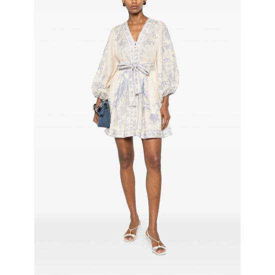 26FW 짐머만 미디 원피스 3500DSS262 CRLIL NEUTRALS - ZIMMERMANN