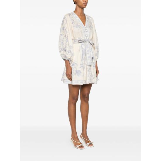 26FW 짐머만 미디 원피스 3500DSS262 CRLIL NEUTRALS - ZIMMERMANN
