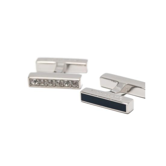 26FW 살바토레 페라가모 커프스 링크/타이 홀더 770420 0795989 NAVCR SILVER - SALVATORE FERRAGAMO