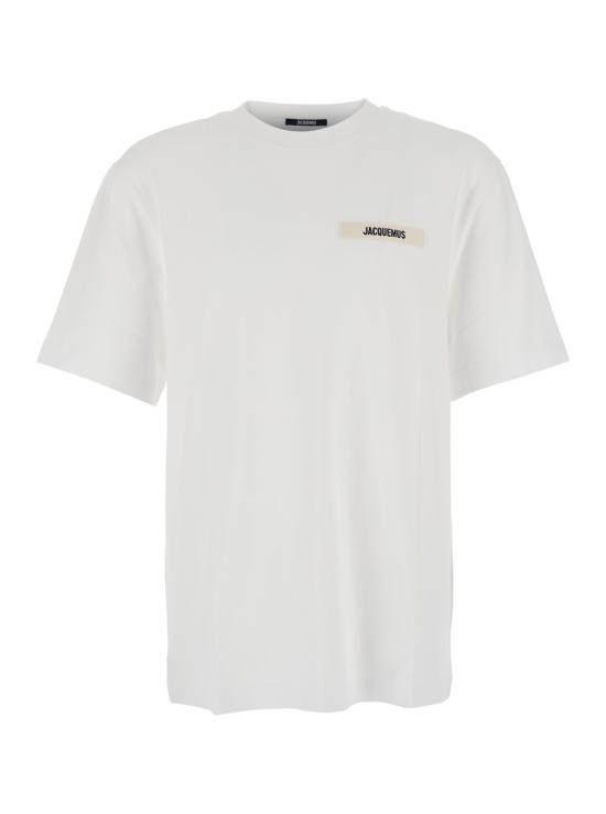 26FW 자크뮈스 그로그랭 로고 티셔츠 TSM00133AJ00226100 White
