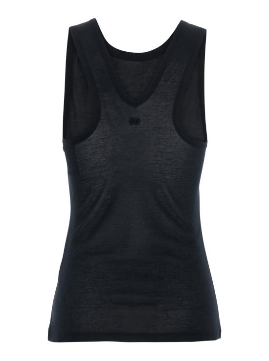 26SS 세미쿠튀르 긴팔 티셔츠 S6SJ31Y690 Black - SEMI-COUTURE