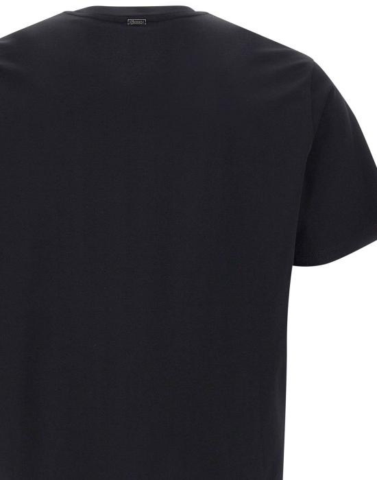  에르노 슈퍼파인 코튼 스트레치 티셔츠 JG000174U520039300 BLACK - HERNO