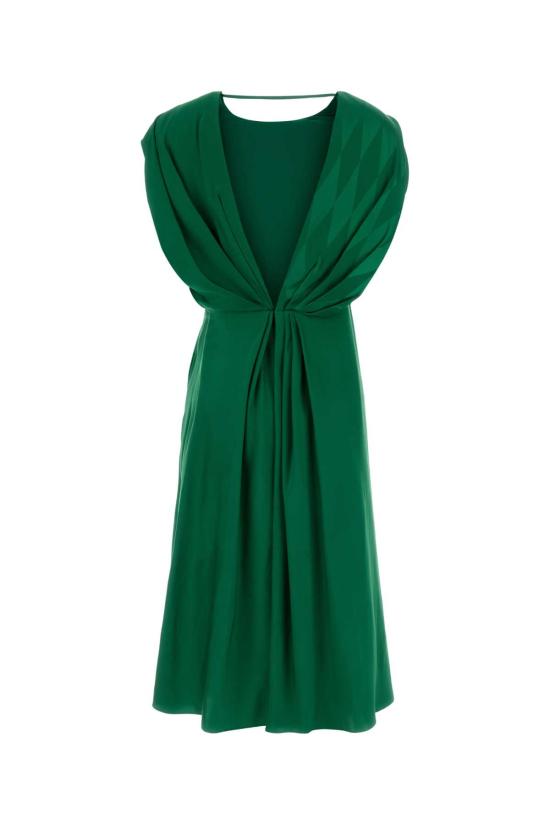 26SS 베르사체 미디 원피스 10251301A18234 1GC50 Green - VERSACE