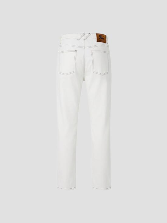 26SS 버버리 데님 팬츠 8123297 A1462 OPTIC WHITE - BURBERRY
