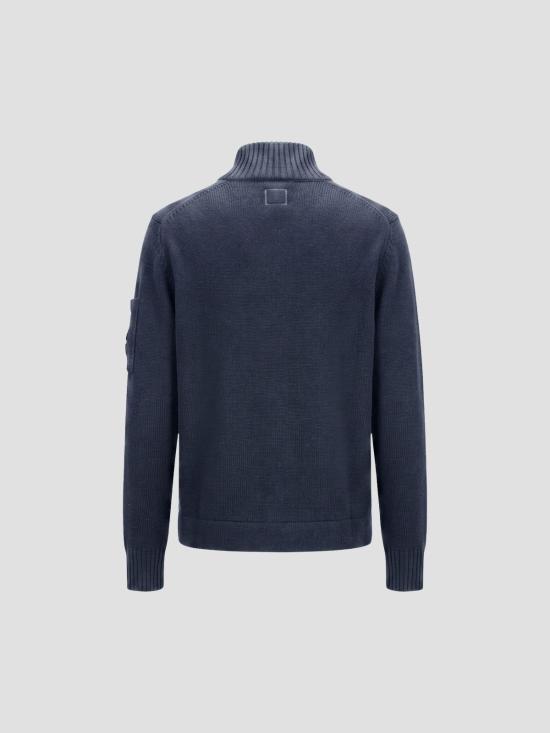 26SS 씨피 컴퍼니 스웨터 20CMKN092A110058A 999 BLACK - C.P. COMPANY