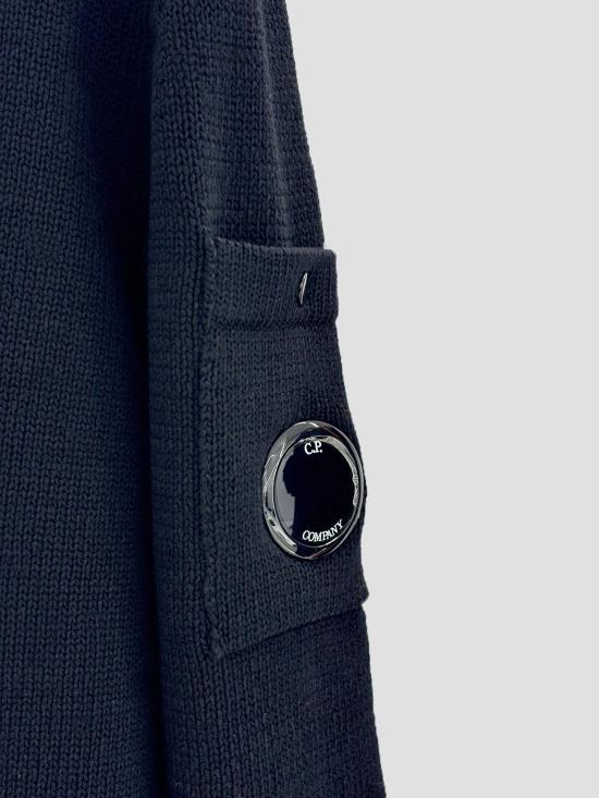 26SS 씨피 컴퍼니 스웨터 20CMKN092A110058A 999 BLACK - C.P. COMPANY