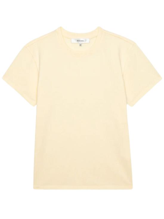 26SS 프레임 반팔 티셔츠 WE26JTE001 LEMO YELLOW