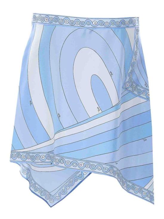 26SS 에밀리오푸치 미디 스커트 6HRV876H756012 Blue - EMILIO PUCCI