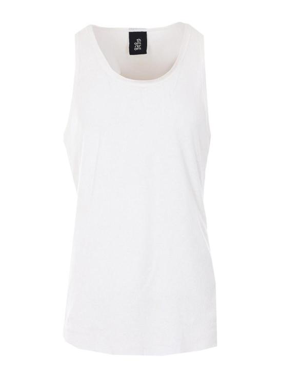 26SS 톰크롬 민소매 티셔츠 MTS947OFFWHITE White