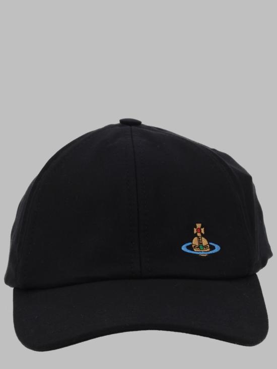 26SS 비비안웨스트우드 ORB 로고 베이스볼 캡 81020019 W01HCN401 BLACK