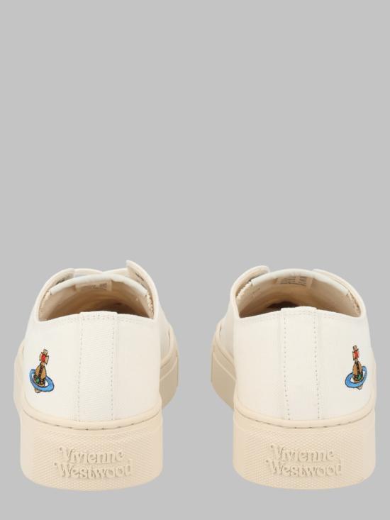 26SS 비비안웨스트우드 플림솔 스니커즈 75020063W W0165A402 WHITE - VIVIENNE WESTWOOD