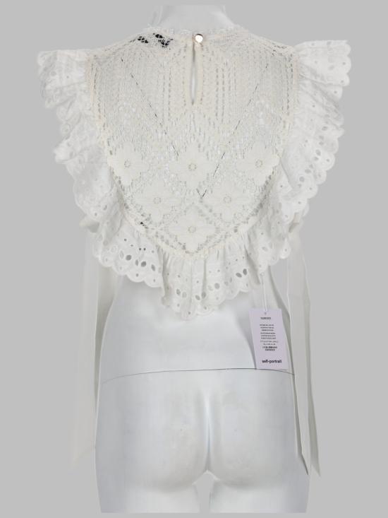 26SS 셀프 포트레이트 탑 AC26 010TA W WHITE - SELF PORTRAIT