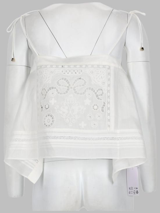 26SS 셀프 포트레이트 탑 AC26 004T W WHITE - SELF PORTRAIT