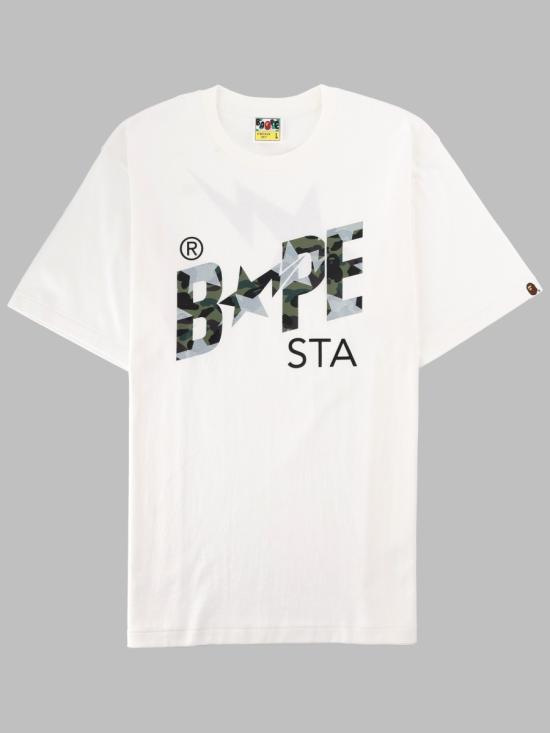 26SS 베이프 반팔 티셔츠 001TEM301024M WHITE