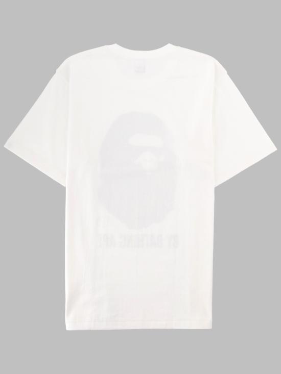 26SS 베이프 반팔 티셔츠 001TEM301023M WHXGR WHITE - BAPE