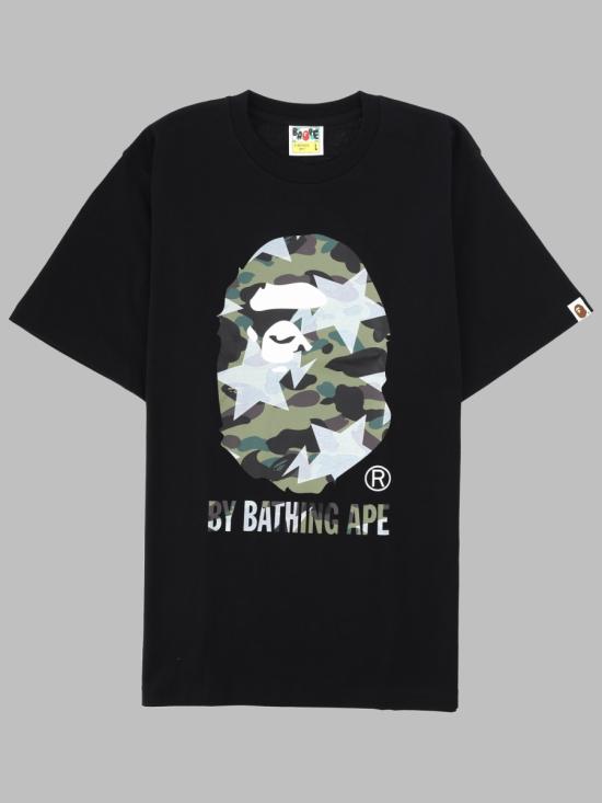 26SS 베이프 반팔 티셔츠 001TEM301023M BKXGR BLACK
