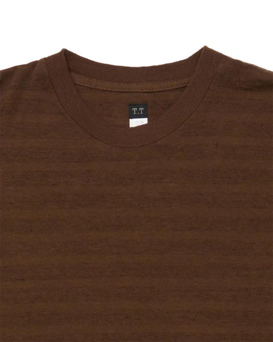  타이가 타카하시 반팔 티셔츠 TTSS26601 BR BROWN - TAIGA TAKAHASHI