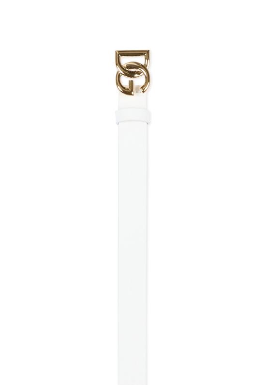 26FW [키즈] 돌체앤가바나 레귤러 벨트 EE0068 A1067 87682 WHITE - DOLCE & GABBANA