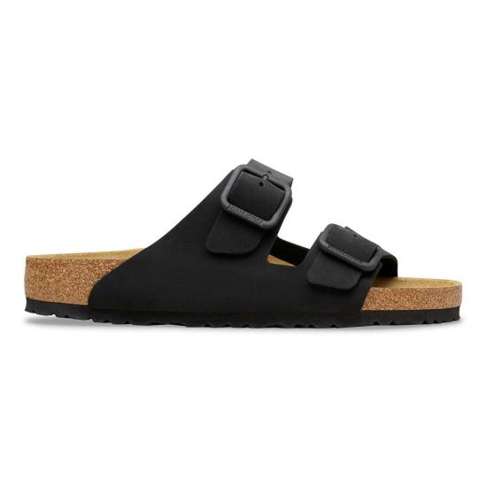  버켄스탁 뮬/슬리퍼 애리조나 와이어 버클 누벅 가죽 레귤러 - BIRKENSTOCK