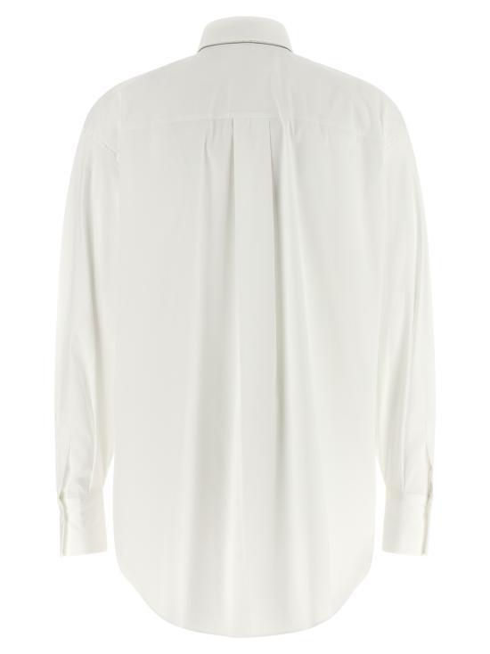 26FW 브루넬로 쿠치넬리 셔츠 MP091M3A56C159 White - BRUNELLO CUCINELLI