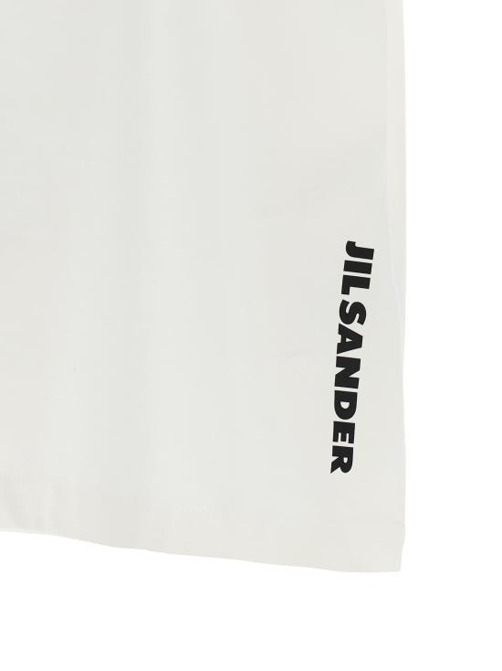 26FW 질샌더 반팔 티셔츠 J02GC0173J20347102 White Black - JIL SANDER