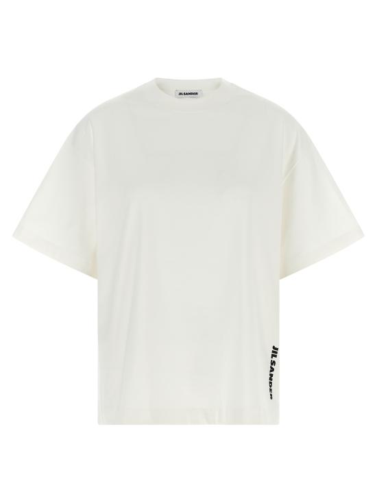 26FW 질샌더 반팔 티셔츠 J02GC0173J20347102 White Black