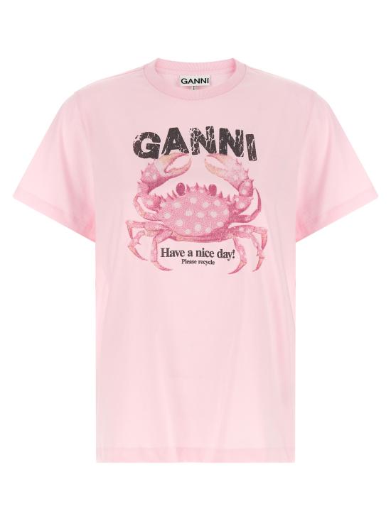 26FW 가니 반팔 티셔츠 A1050197868 Pink