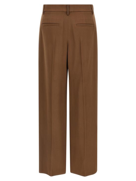 26FW 브루넬로 쿠치넬리 스트레이트 팬츠 MP548P8884C832 Brown - BRUNELLO CUCINELLI