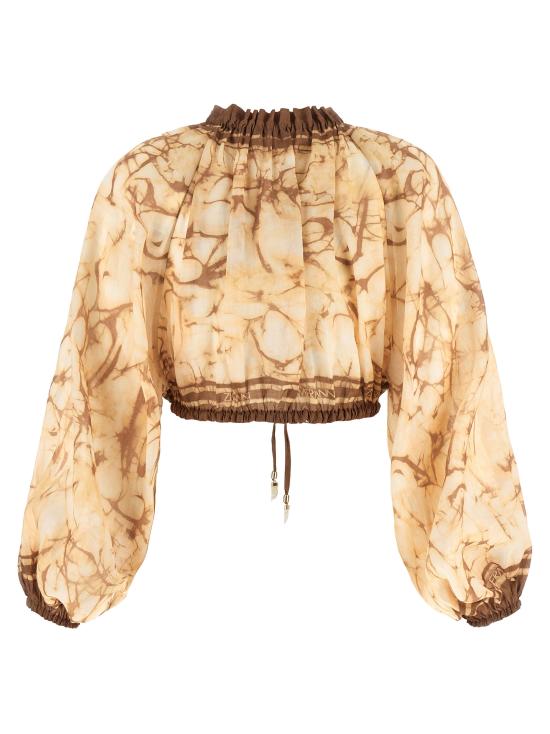 26FW 짐머만 블라우스 8280TSS262CHTD Beige - ZIMMERMANN