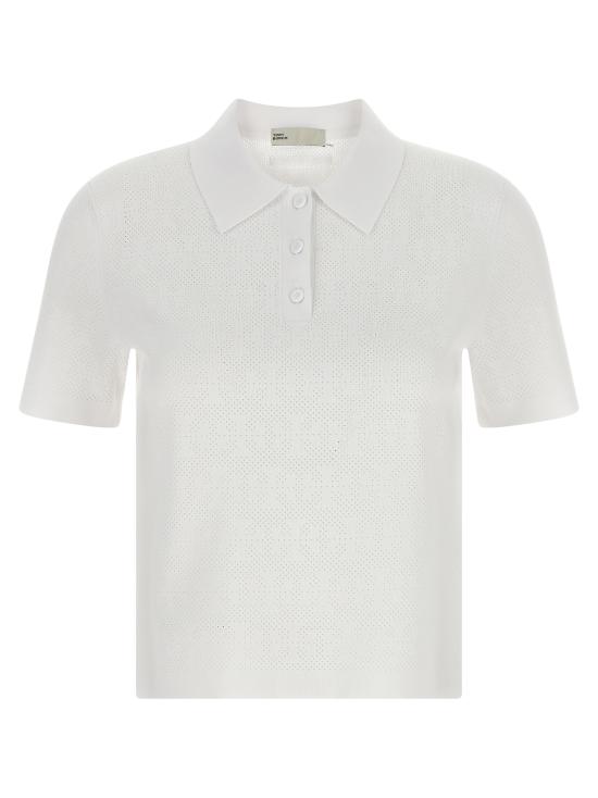 26FW 토리버치 폴로 티셔츠 182085100 White
