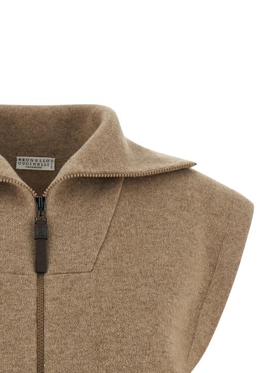 26FW 브루넬로 쿠치넬리 베스트 M12237846PC077 Beige - BRUNELLO CUCINELLI