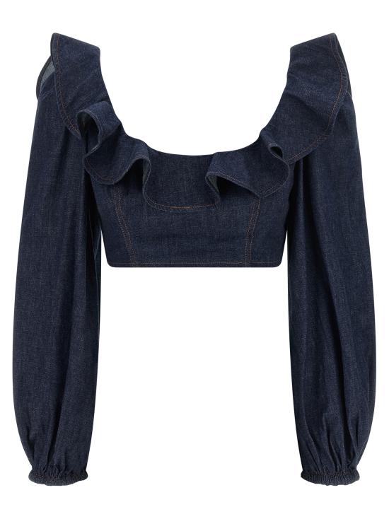 26FW 짐머만 블라우스 7193TSS261INK Blue