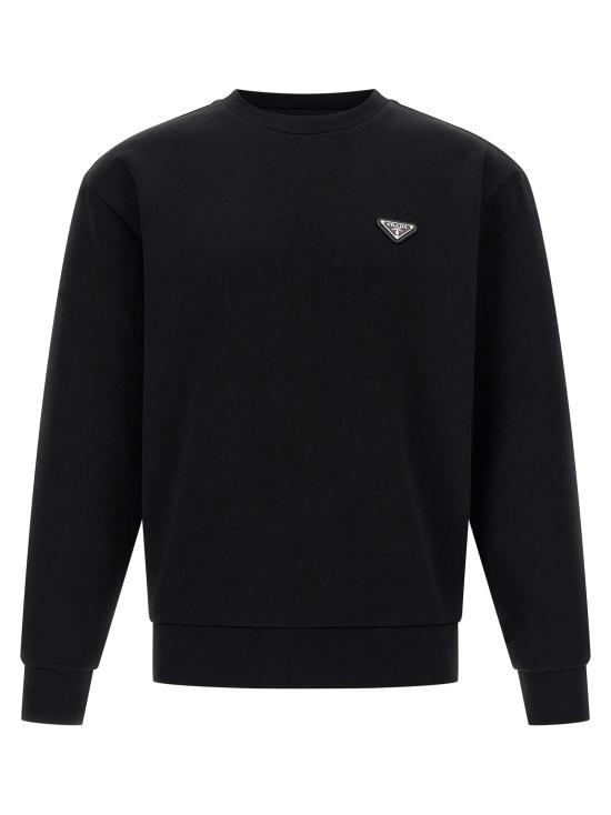 26FW 프라다 긴팔 티셔츠 UJL90BSWMO11OQF0002 Black
