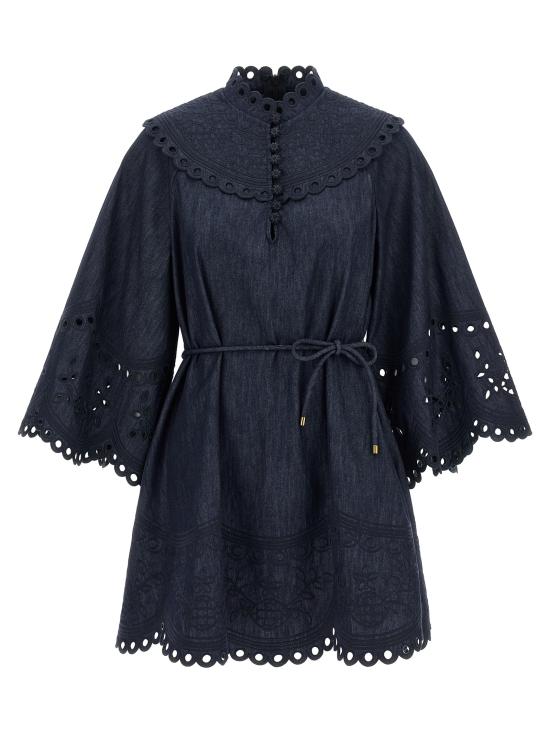26FW 짐머만 숏 원피스 9161DSS263INK Blue