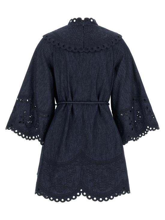 26FW 짐머만 숏 원피스 9161DSS263INK Blue - ZIMMERMANN