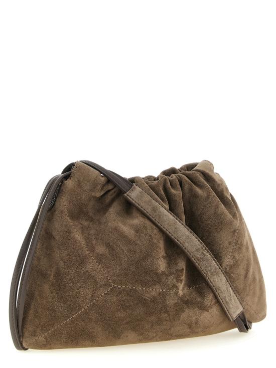 26FW 브루넬로 쿠치넬리 스웨이드 BC 듀오 파우치 백 MBDLD2808PC8769 Brown - BRUNELLO CUCINELLI