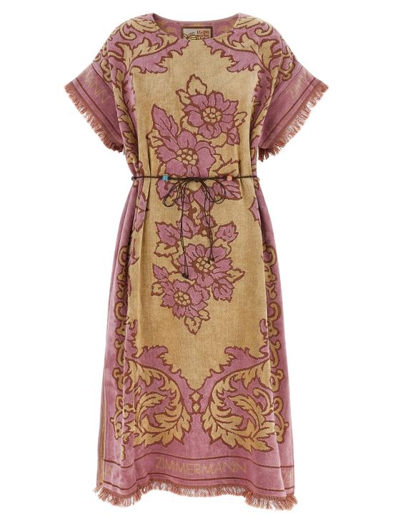 26FW 짐머만 미디 원피스 8967DSS261CRPK Pink