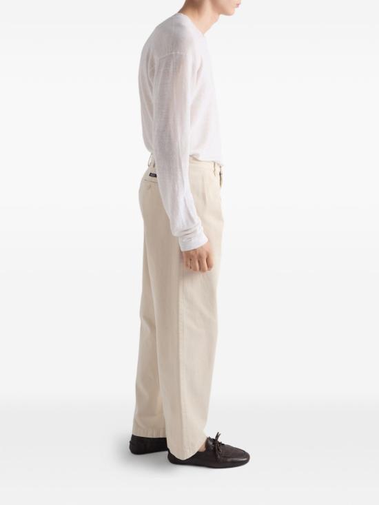 26FW 프라다 스트레이트 팬츠 UP0434SOOO192A F0036 Sabbia - PRADA