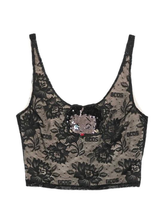 26SS 지씨디에스 탑 C1WWBG376T088 BLACK TAUPE 999T